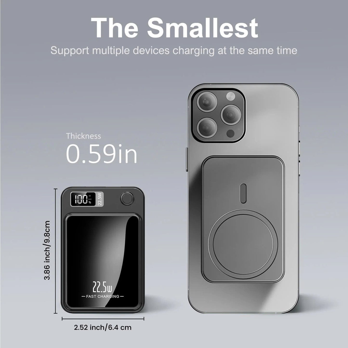 MagCharge Master: Magnetic Wireless Power Bank