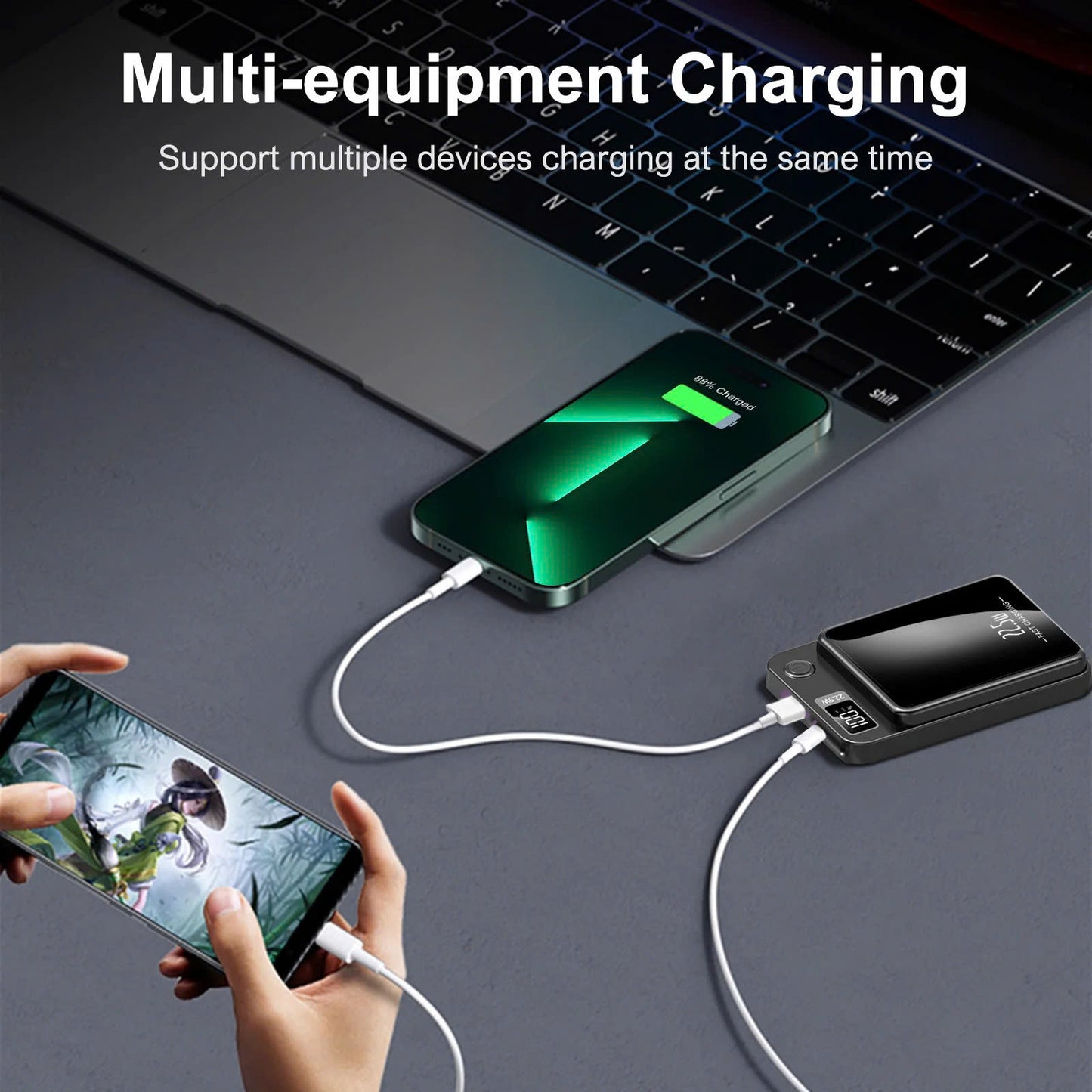 MagCharge Master: Magnetic Wireless Power Bank